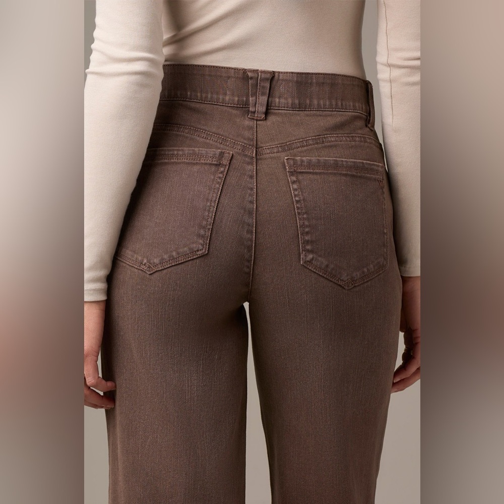 Wit & Wisdom Washed Mocha Wide Jeans - Picture 4 of 12
